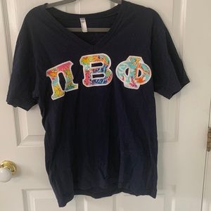 PI PHI letters Comfort Colors